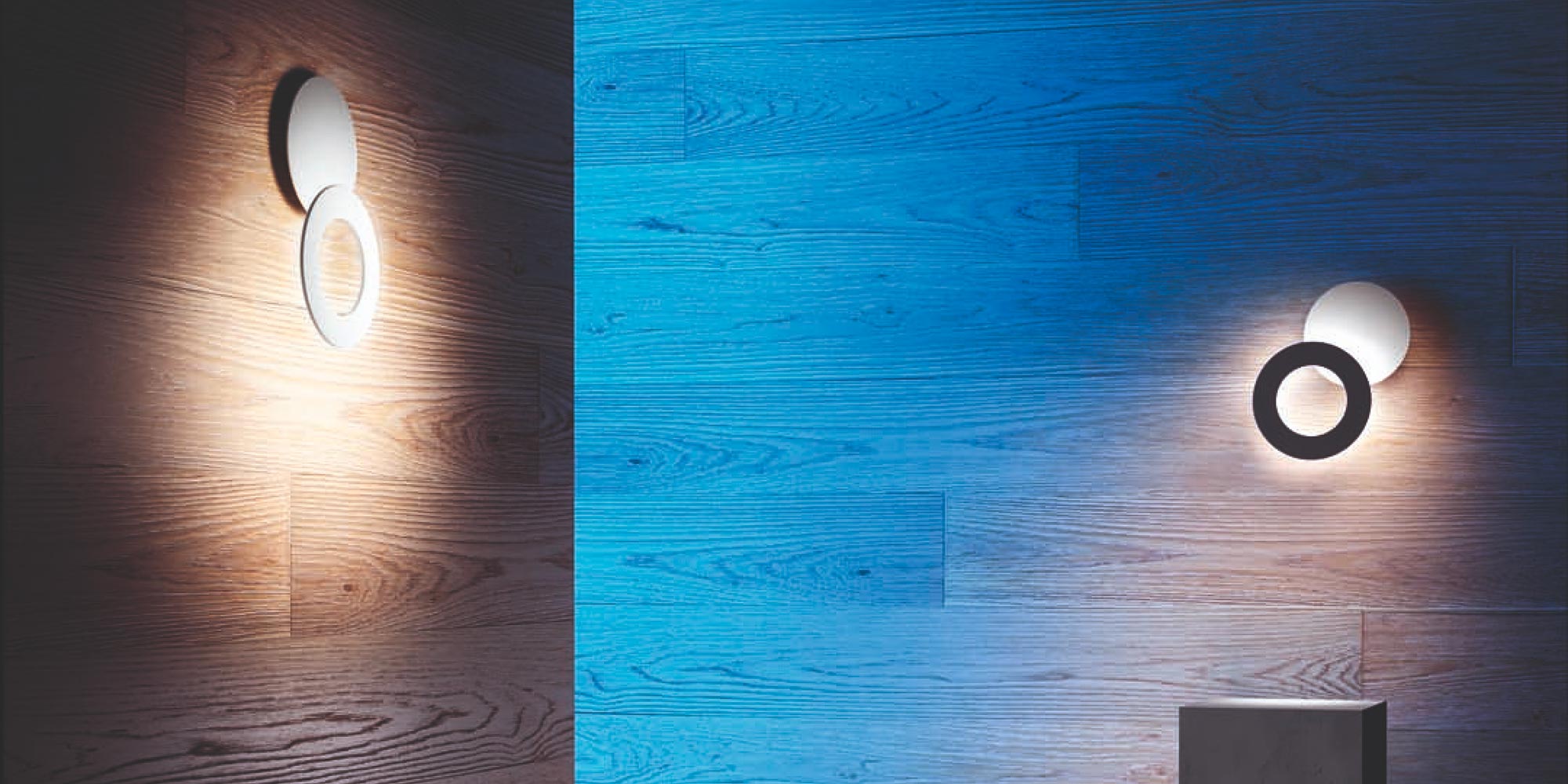 Decorative Wall Sconces installed on wood panel walls